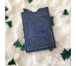 Stickserie ITH - 12 Geschenkkartenhüllen Weihnachten